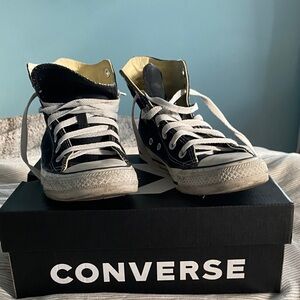 Converse Black and White High-Top Sneakers